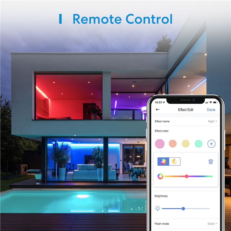 Chytrý světelný pruh Meross WiFi LED Strip - iSTYLE CZ