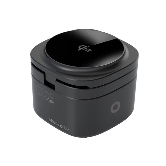 Bezdrátová nabíječka Mobile Origin 65W GaN 5in1 Foldable Qi2 Charger PW1 - černá - iSTYLE.cz