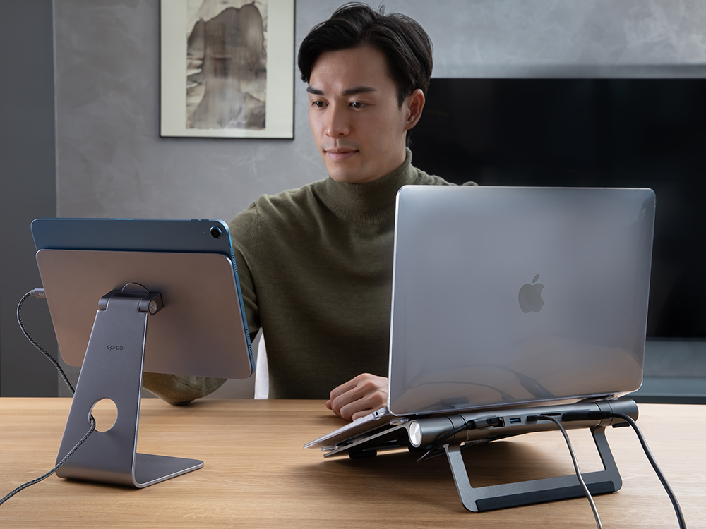 USB-C Hub Multiport 8v1 Epico - vesmírně šedý - iSTYLE CZ