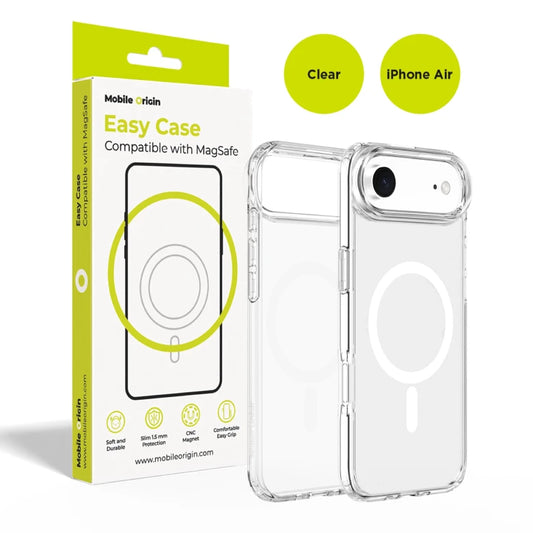 MagSafe kryt pro iPhone Air Mobile Origin Easy Hybrid - průhledný