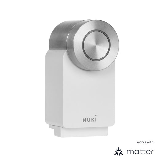 Chytrý elektronický zámek Nuki Smart Lock Pro 4. gen. - bílý - iSTYLE CZ