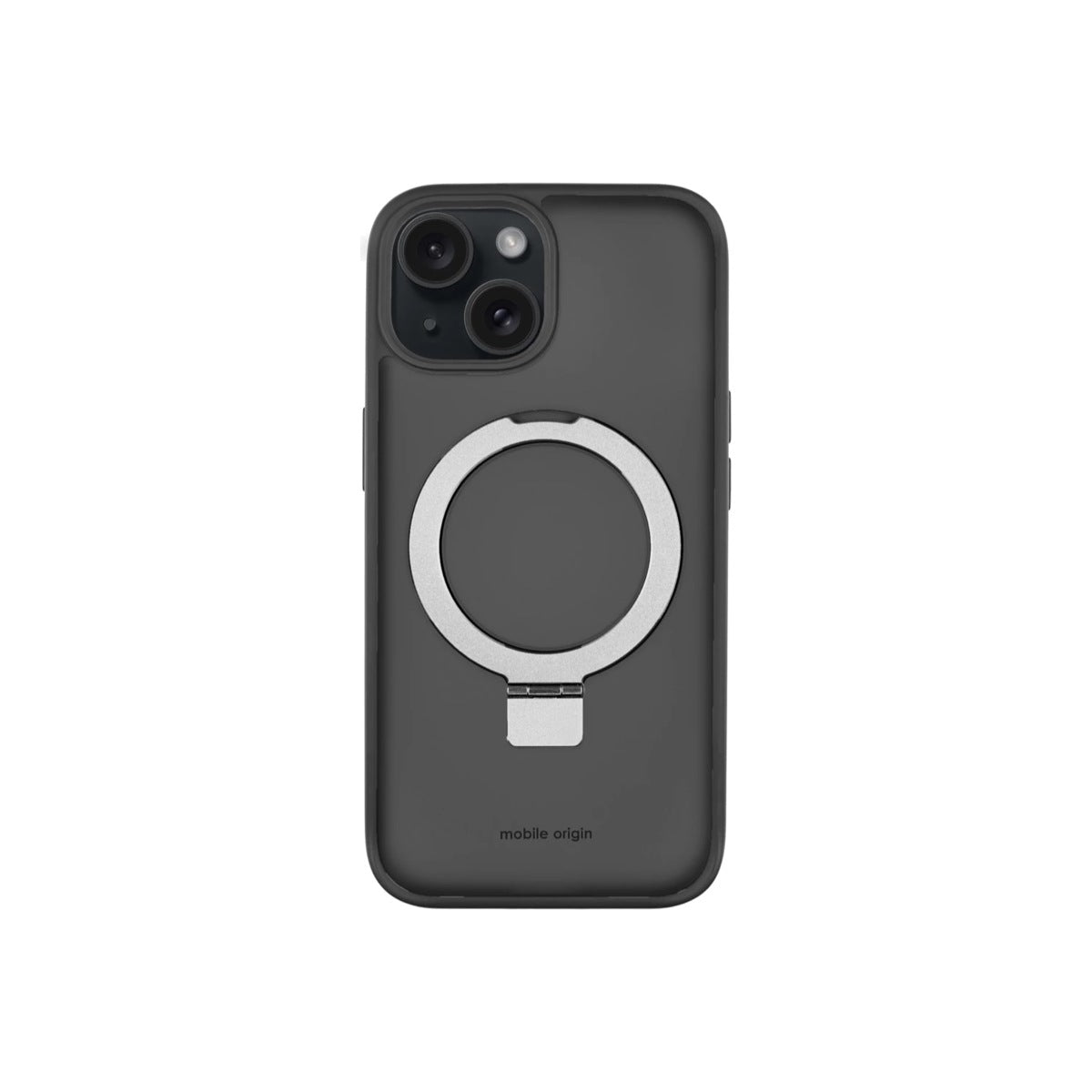 Pouzdro na iPhone 15 Mobile Origin RingMag - černé - iSTYLE CZ
