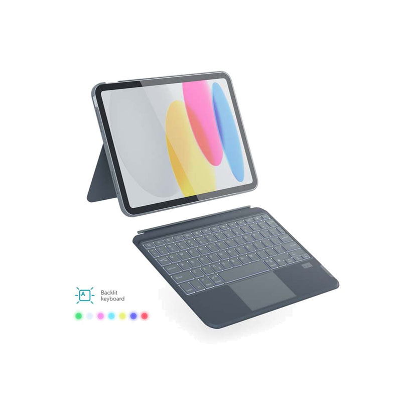 Kryt s českou klávesnicí na iPad Pro 11" (18/20/21/22) / iPad Air 10,9" Epico Backlit Keyboard Case - šedý - iSTYLE CZ