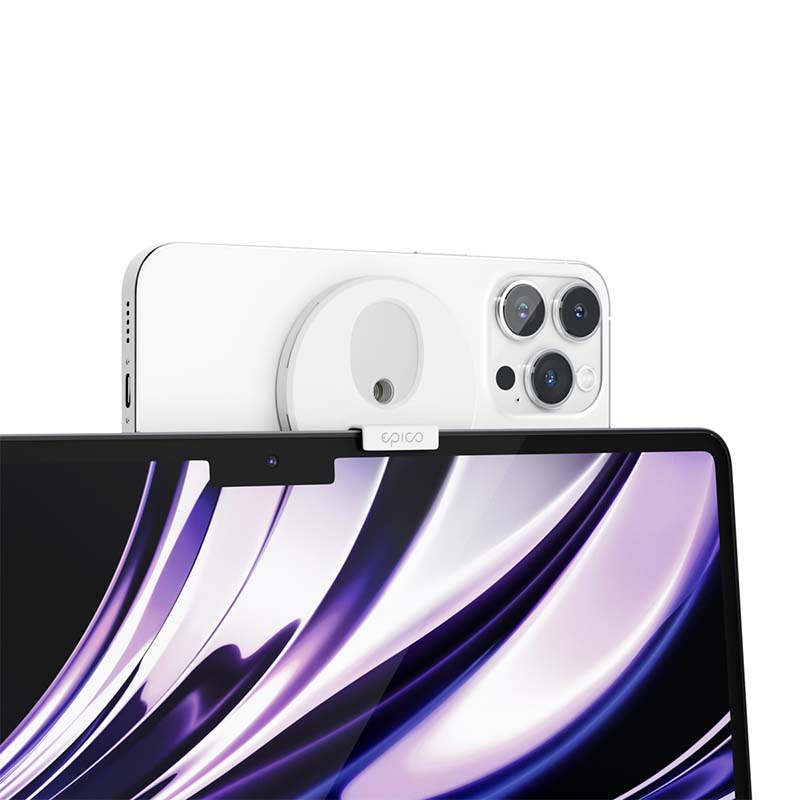 Držák na iPhone pro streamování videa Epico Mag+ Holder - bílý - iSTYLE CZ