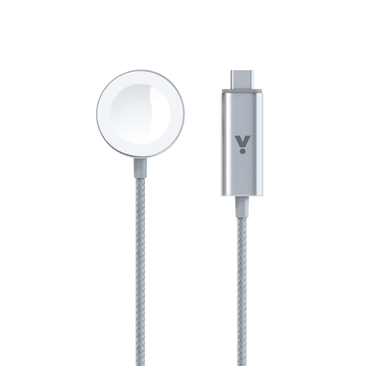 Magnetický USB-C rychlonabíjecí kabel pro Apple Watch 1,2 m iSTYLE - stříbrný - iSTYLE CZ