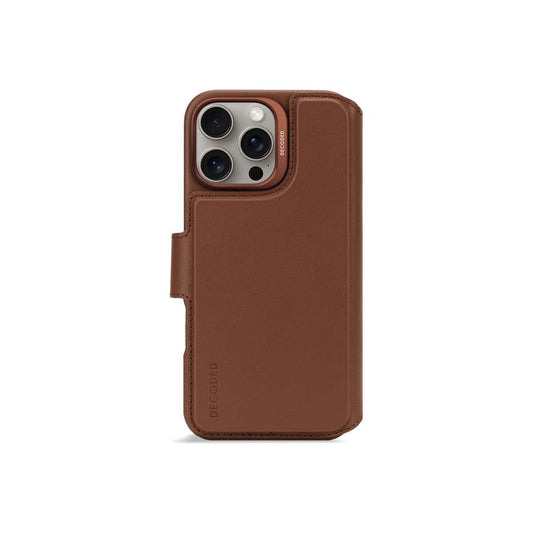 Kožená odnímatelná peněženka Decoded pro iPhone 16 Pro Max - béžová - iSTYLE CZ