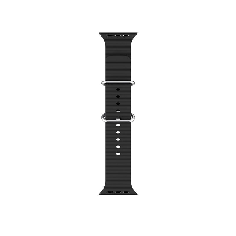 Řemínek pro Apple Watch 42/44/45/49 mm Epico Watch Strap Ocean - černý - iSTYLE CZ