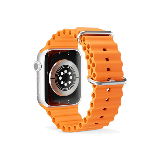 Řemínek pro Apple Watch 38/40/41 mm Epico Watch Strap Ocean - oranžový - iSTYLE CZ