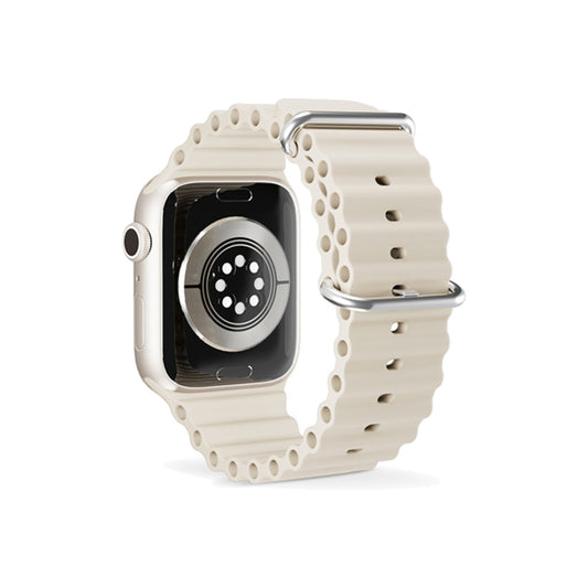Řemínek pro Apple Watch 38/40/41 mm Epico Watch Strap Ocean - béžový - iSTYLE CZ