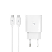20W PD adaptér s 1,2m USB-C kabelem iSTYLE - bílý - iSTYLE CZ