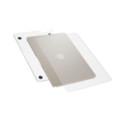 Ochranný kryt pro MacBook Air 13" (M2-M5) Epico Slim Shell - matný průhledný