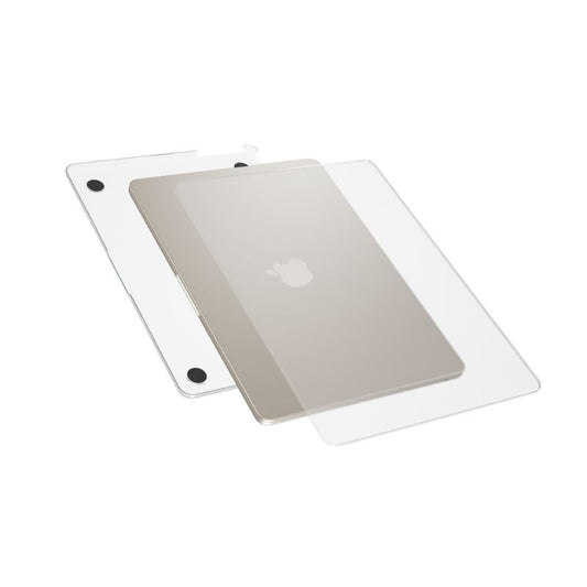 Ochranný kryt pro MacBook Air 13" (M2-M5) Epico Slim Shell - matný průhledný