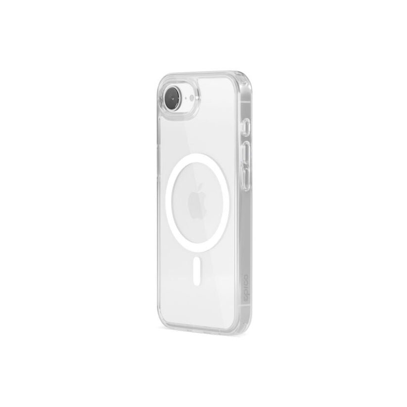 Kryt pro iPhone 16e Epico Mag+ Hero Case - průhledný