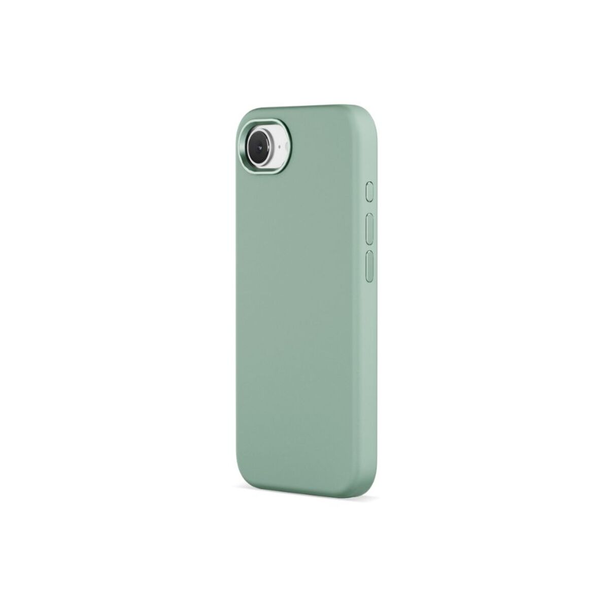 Kryt pro iPhone 16e Epico Mag+ Silicone Case Pro - mátově zelený