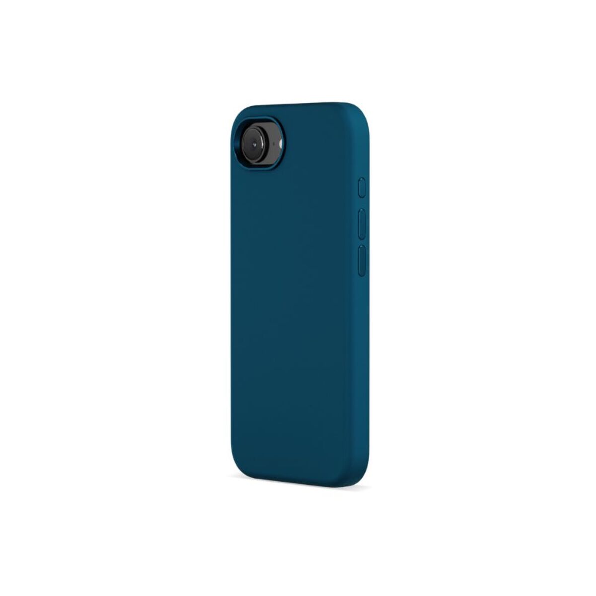 Kryt pro iPhone 16e Epico Mag+ Silicone Case Pro - petrolejově modrý