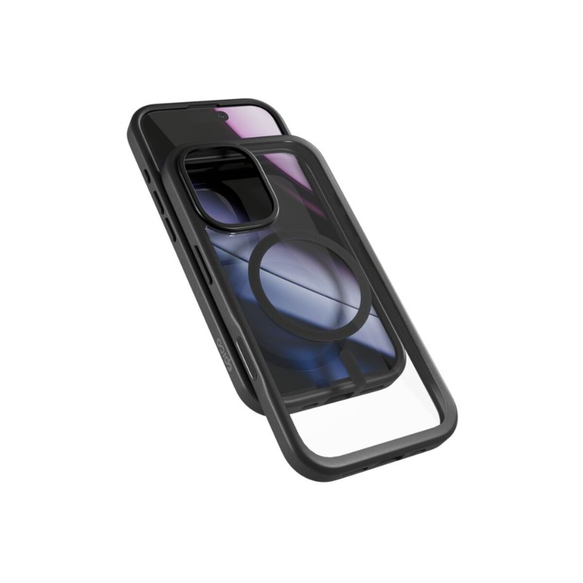 Kryt pro iPhone 17 Epico Hero Pro Mag+ Case - černý průhledný - iSTYLE CZ