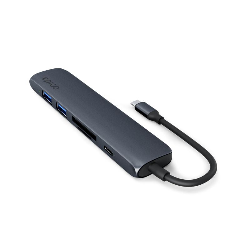 Hub Epico 6in1 Aluminium Hub 8K s USB-C konektorem - temně inkoustový