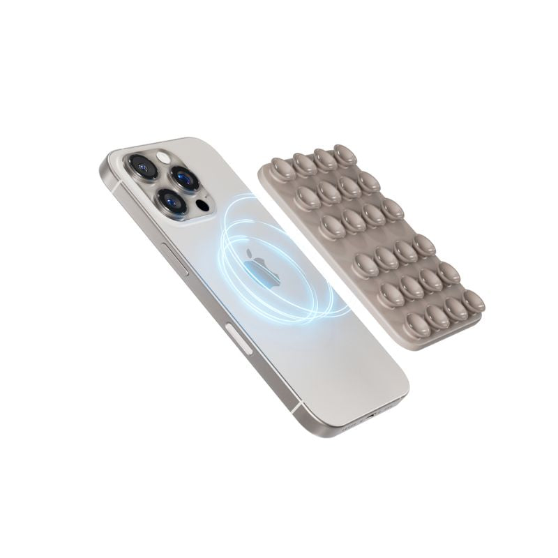 Přísavný MagSafe držák pro iPhone Epico Mag+ - titanový