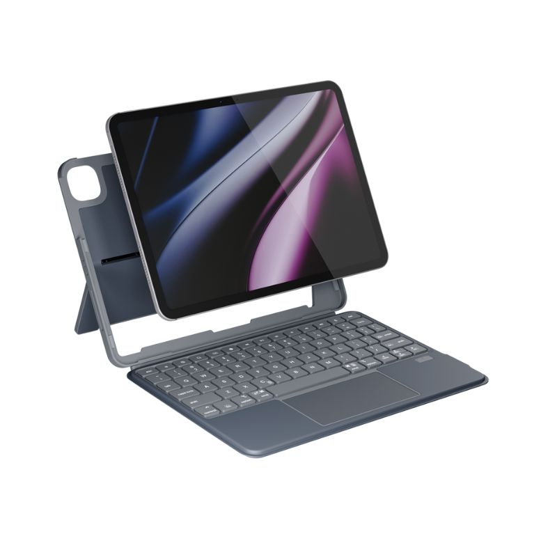 Pouzdro s podsvícenou klávesnicí pro iPad Pro 11″ a iPad Air 11″ Epico UltraBoard EK30 - CZ - šedé