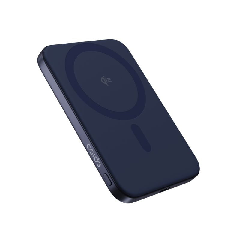 5 000mAh hliníková MagSafe powerbanka Epico UltraPack Qi2 Slim - modrá