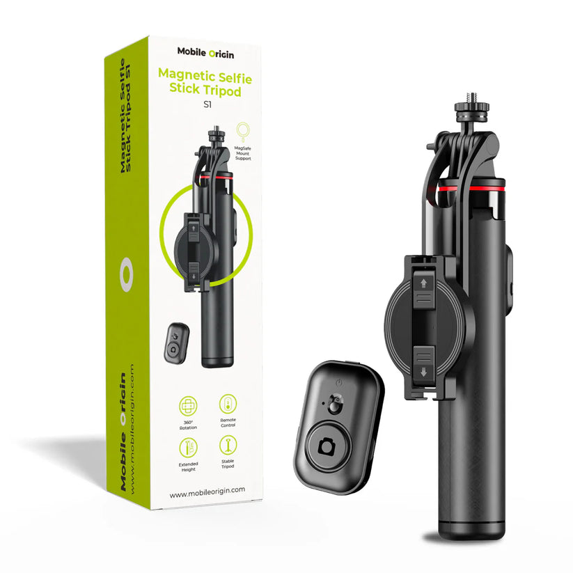 Selfie tyč Mobile Origin Magnetická Selfie tyč Tripod S1 - iSTYLE.cz
