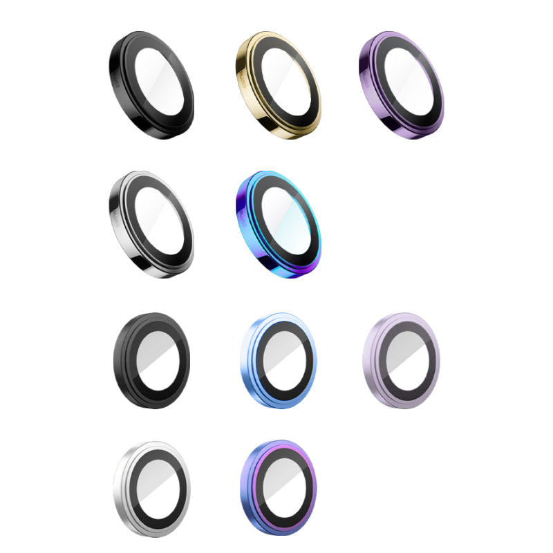 Safírové sklo na čočky pro iPhone 14 Pro / Pro Max Blueo - fialové - iSTYLE CZ