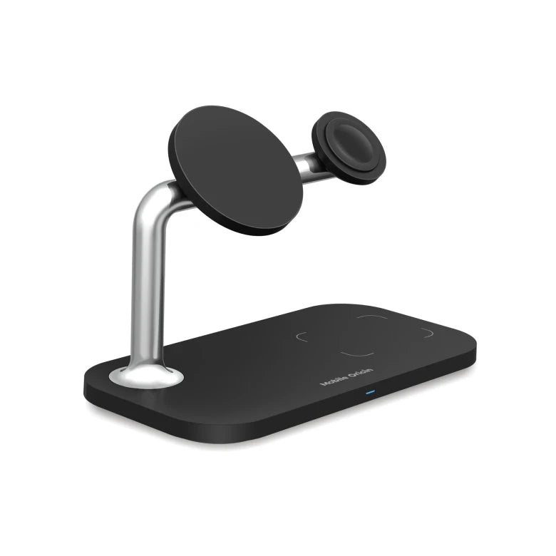 Bezdrátová nabíječka Mobile Origin 3in1 Wireless Charger černá - iSTYLE.cz
