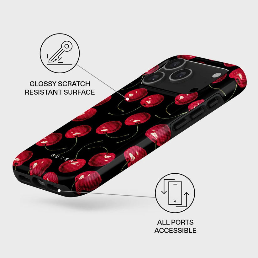 Kryt pro iPhone 17 Pro Burga Cherrybomb Tough MagSafe Case - třešeň - iSTYLE CZ