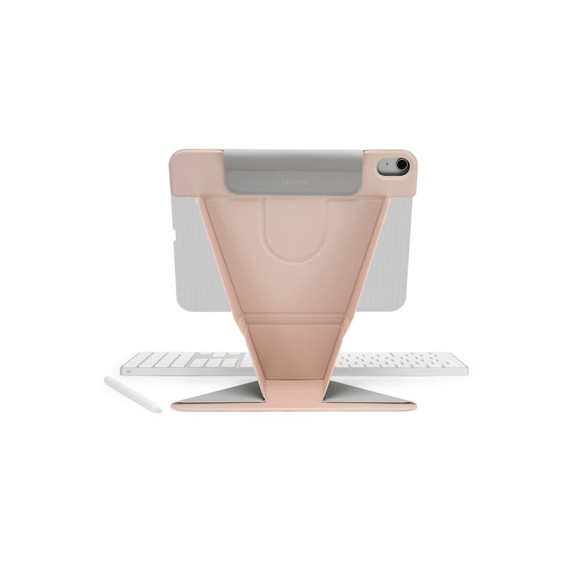 Kryt pro iPad 10,9" (2022) Pipetto Origami No6 Stand Case - růžový - iSTYLE CZ