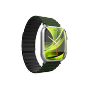 Řemínek pro Apple Watch 42/44/45/49 mm Mobile Magnetic Strap II - zelený/černý - iSTYLE CZ