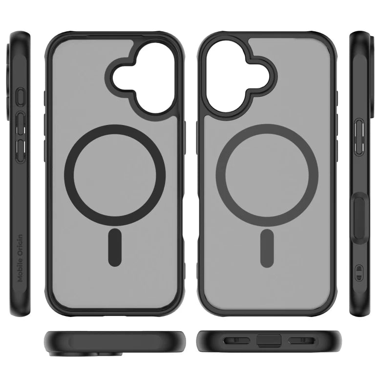 MagSafe kryt iPhone 17 Pro Mobile Origin Easy Hybrid - matně černý