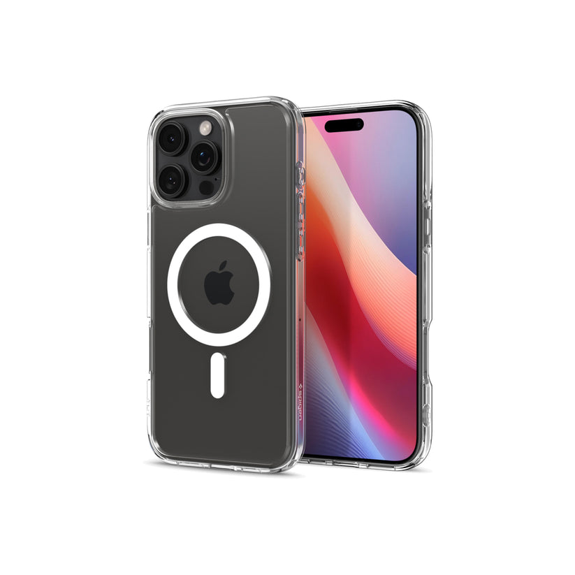 Kryt pro iPhone 16 Pro Spigen Crystal Hybrid MagSafe - bílý - iSTYLE CZ