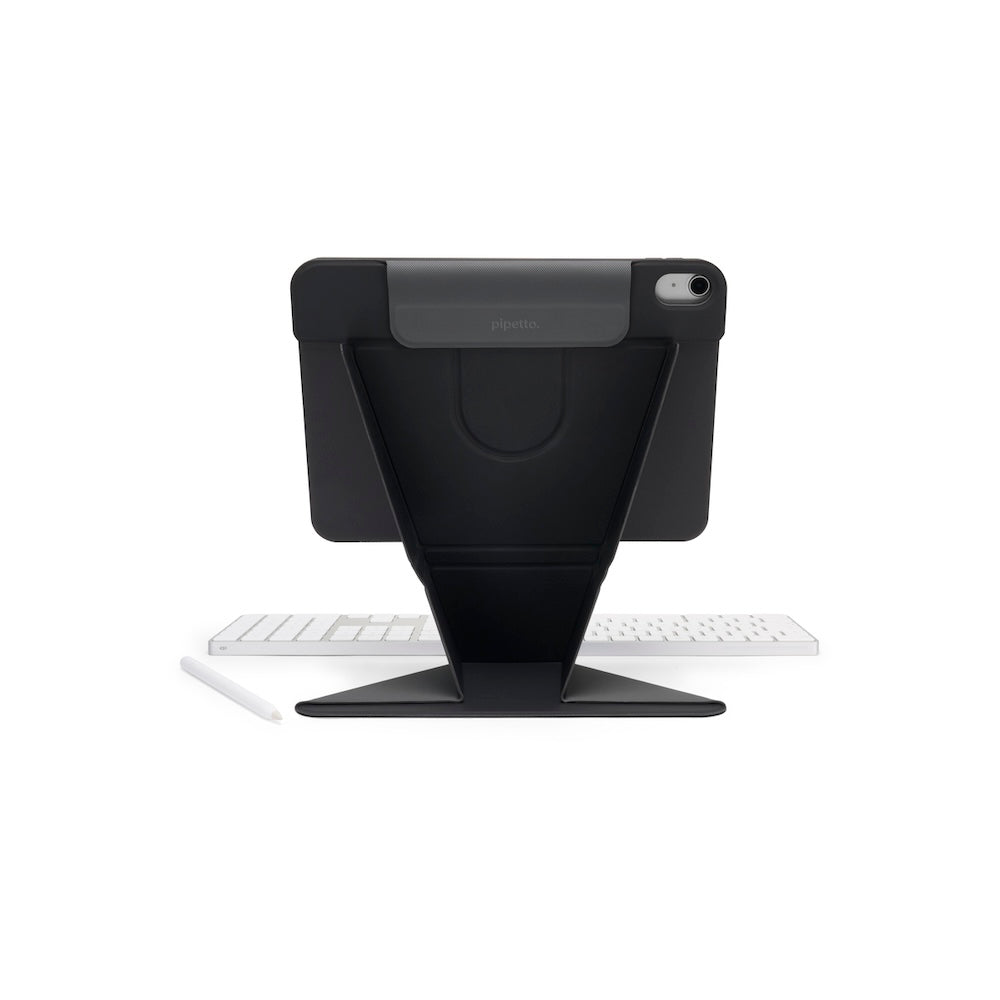 Kryt pro iPad Air 13" (2024) Pipetto Origami No6 Stand Case - černý - iSTYLE CZ
