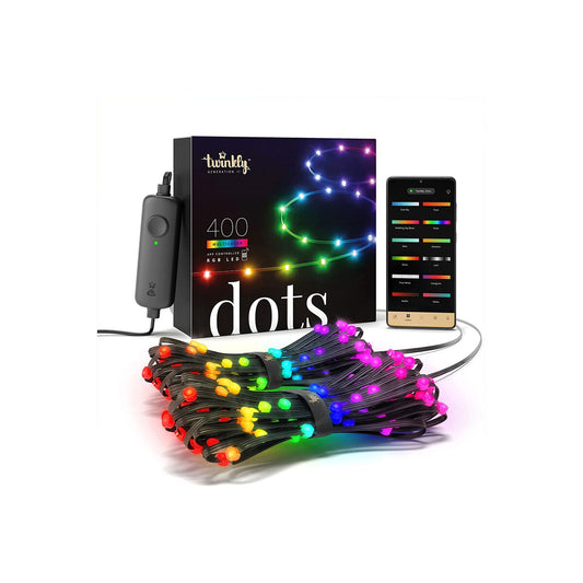 Chytré LED body Twinkly Dots 400 diod 20m - vícebarevné - iSTYLE CZ