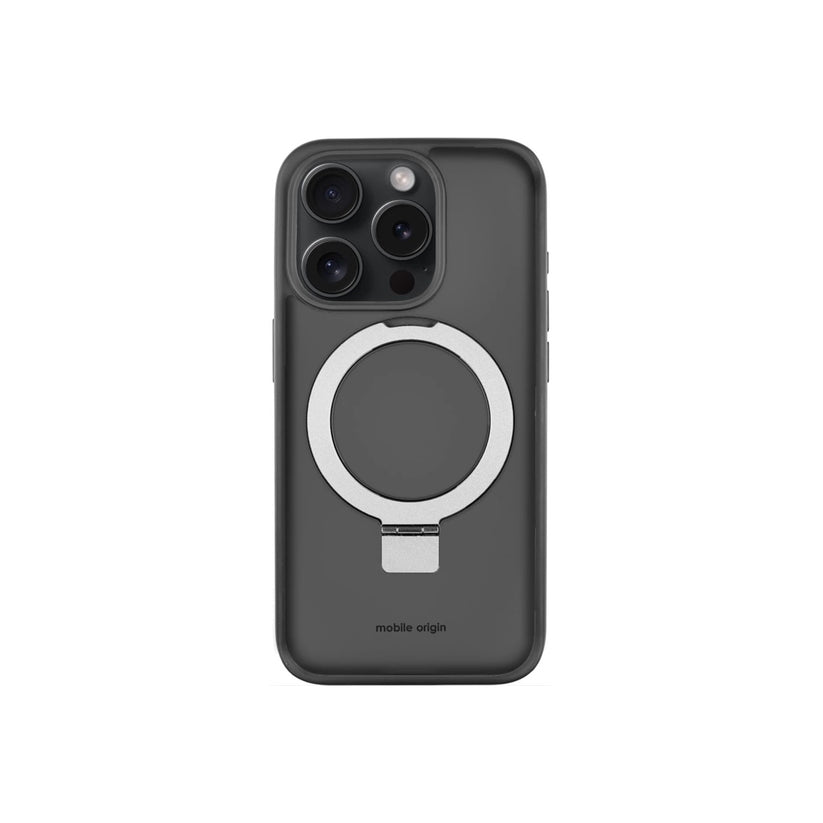 Pouzdro na iPhone 15 Pro Mobile Origin RingMag - černé - iSTYLE CZ