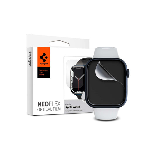 Sada ochranných fólií na Apple Watch 45 mm Spigen Film Neo Flex - iSTYLE CZ