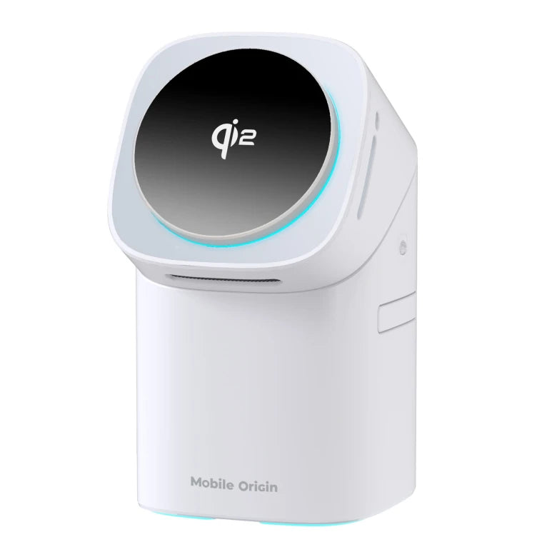 Bezdrátová nabíječka Mobile Origin 3in1 Wireless Charging Qi2 Station PW11 - bílá - iSTYLE.cz