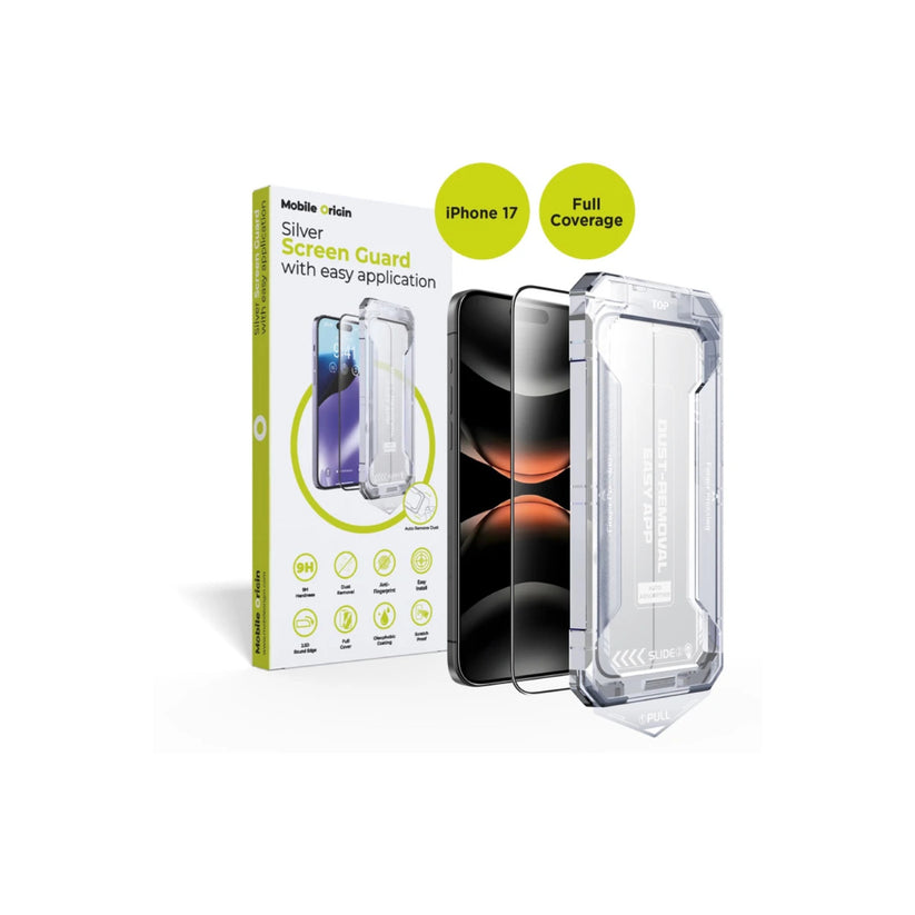 Ochranné sklo pro iPhone 17 Mobile Origin Screen Guard s aplikátorem - iSTYLE CZ