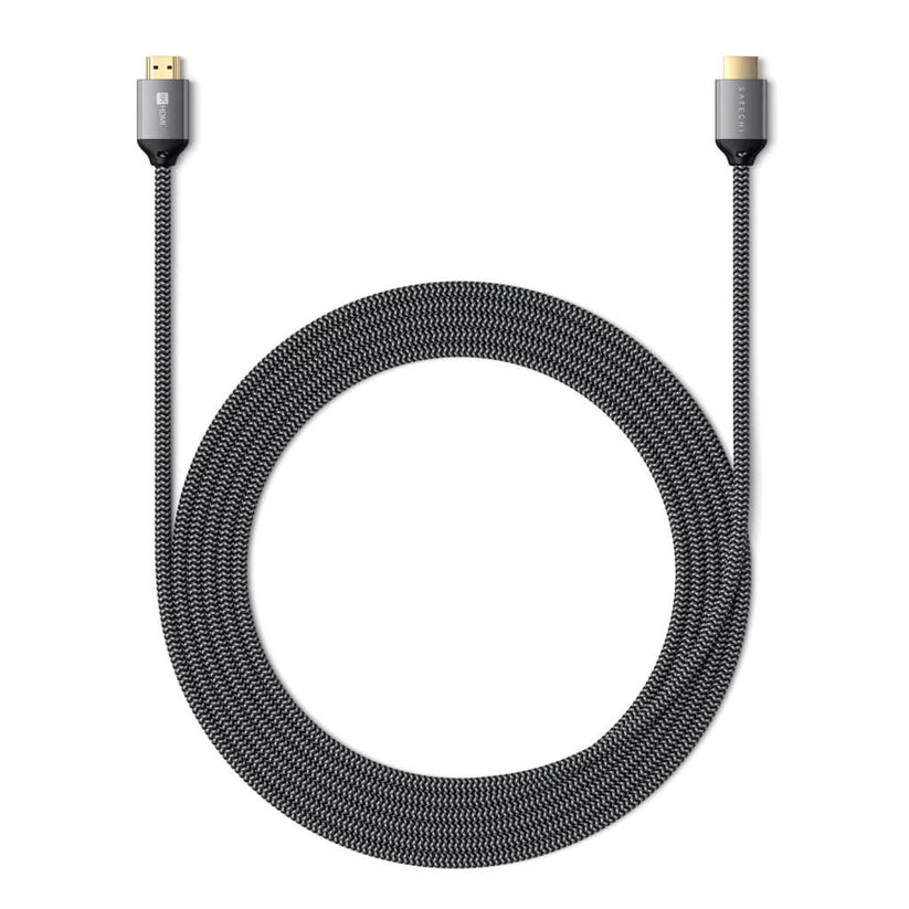 Opletený 2m kabel Satechi 8K Ultra HD High Speed HDMI - černý - iSTYLE CZ