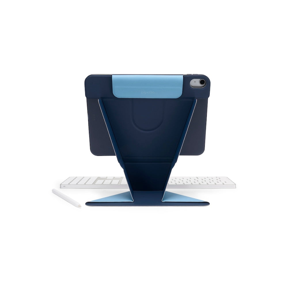 Kryt pro iPad 10,9" (2022) Pipetto Origami No6 Stand Case - modrý - iSTYLE CZ