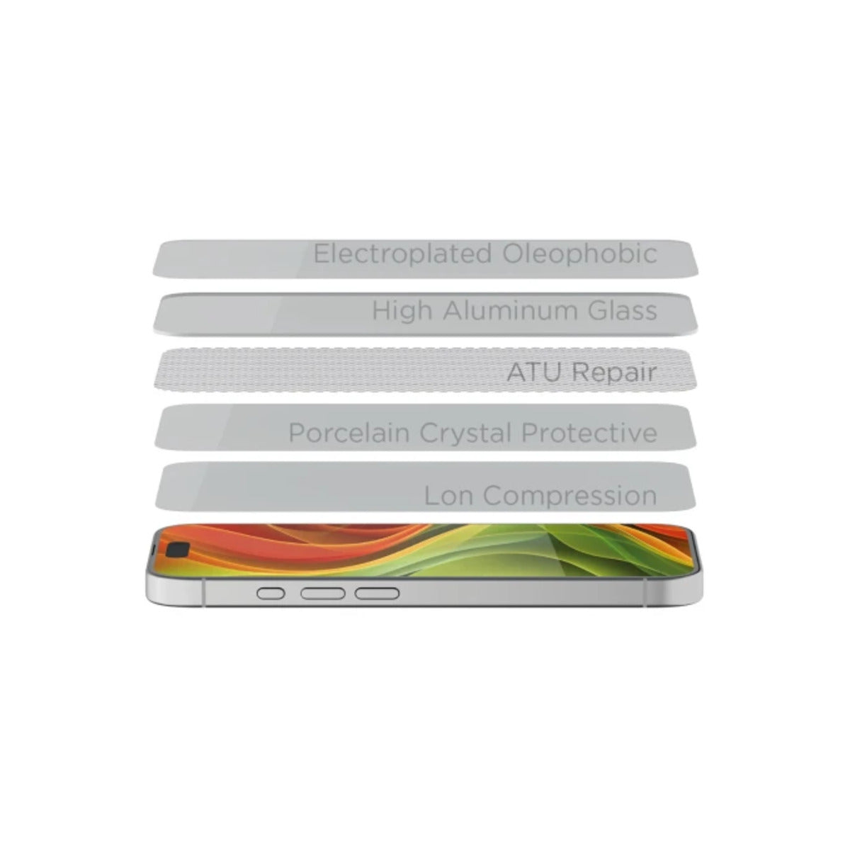 Ochranné sklo pro iPhone 14 Pro Max Mobile Origin Screen Guard Spare Glass