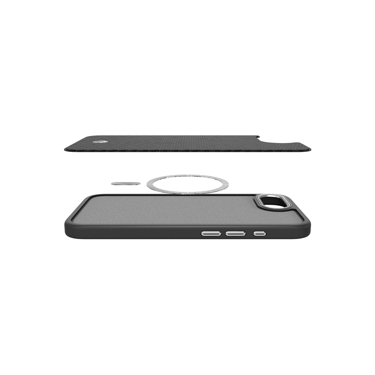 MagSafe kryt pro iPhone 16e Spigen Enzo Aramid - matně černý - iSTYLE CZ