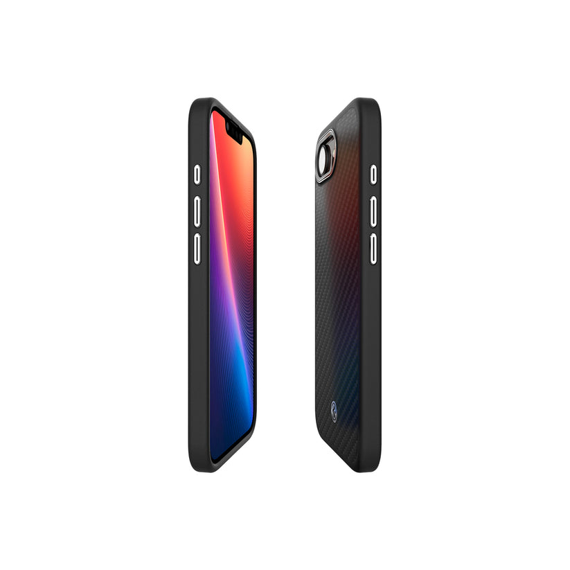 MagSafe kryt pro iPhone 16e Spigen Enzo Aramid - matně černý - iSTYLE CZ