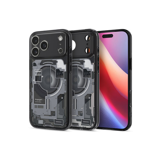 Kryt pro iPhone 17 Pro Max Spigen Ultra Hybrid MagSafe - zero one black - iSTYLE CZ