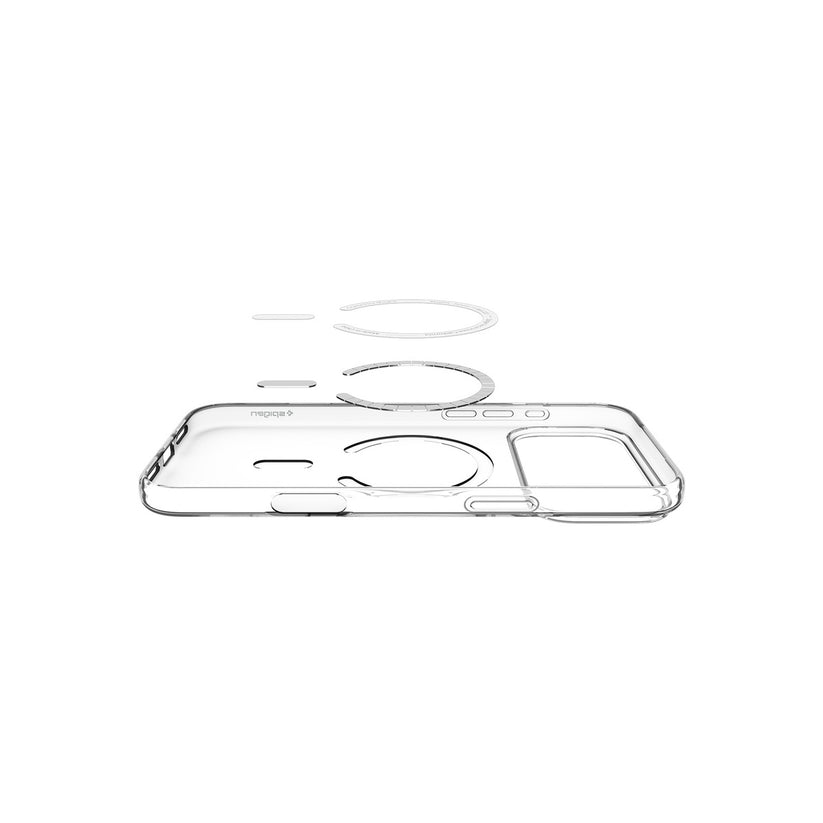 Kryt pro iPhone 17 Pro Max Spigen Liquid Crystal MagSafe - průhledně bílý - iSTYLE CZ