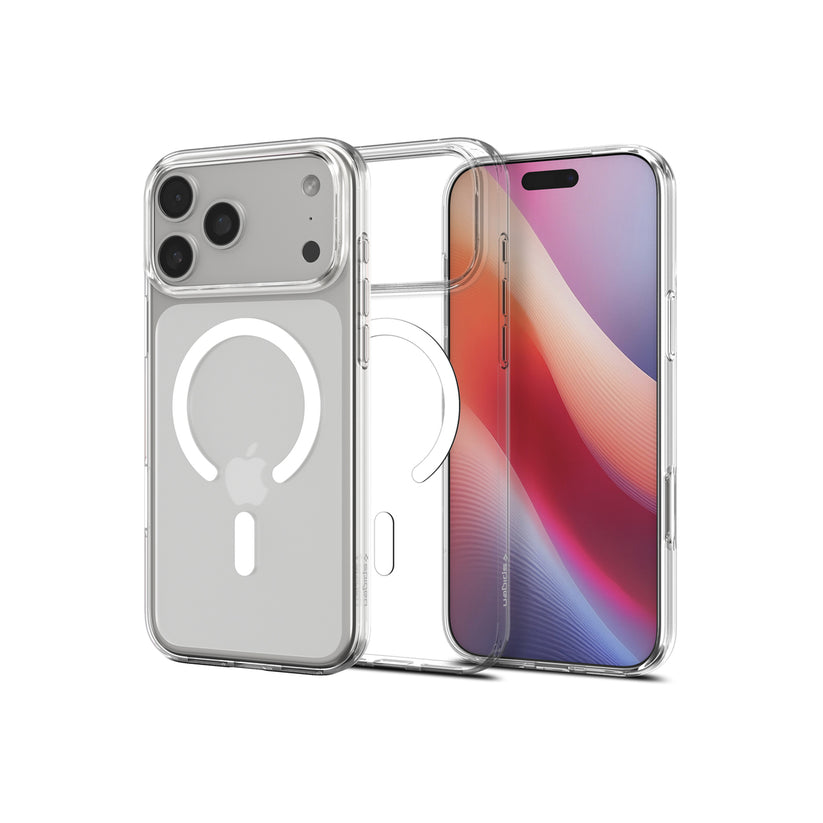 Kryt pro iPhone 17 Pro Spigen Liquid Crystal MagSafe - průhledně bílý - iSTYLE CZ