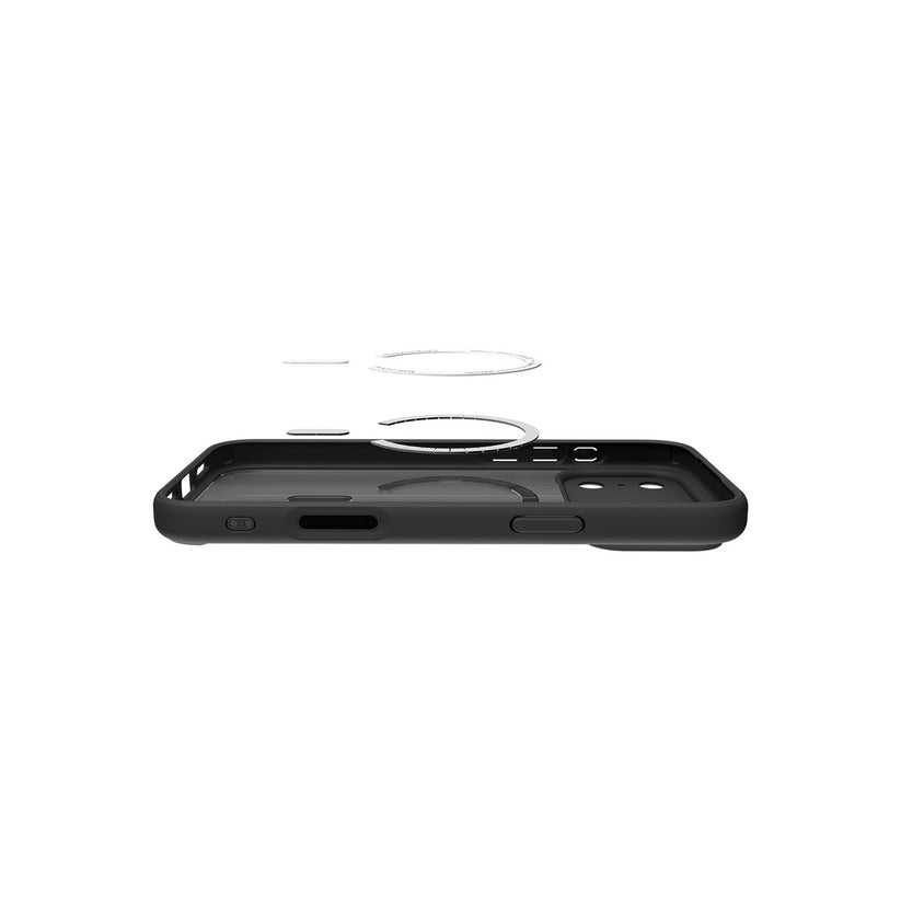 Kryt pro iPhone 17 Pro Spigen Ultra Hybrid MagSafe - černý mráz oranžový - iSTYLE CZ