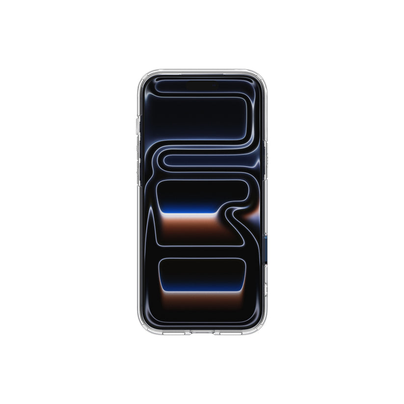MagSafe kryt pro iPhone 17 Pro Max Spigen Ultra Hybrid - průhledný/modrý - iSTYLE.cz