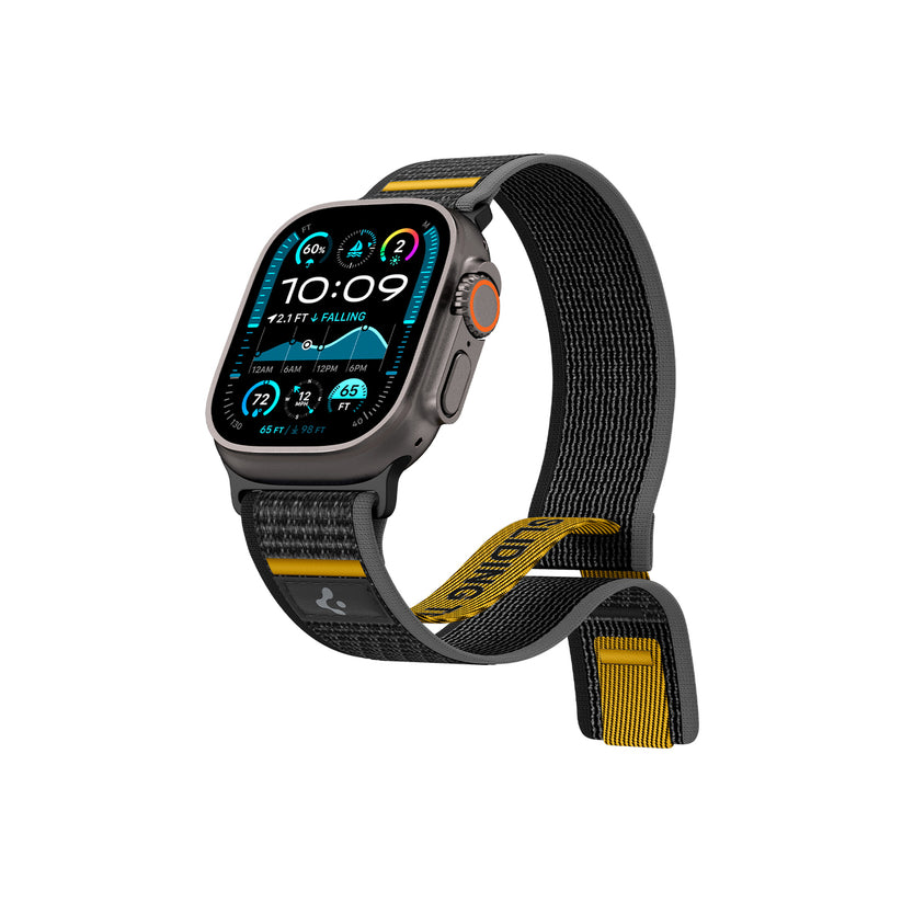 Řemínek pro Apple Watch 44mm/45mm/46mm/49mm Spigen Athlex Air Active Band - černý - iSTYLE CZ
