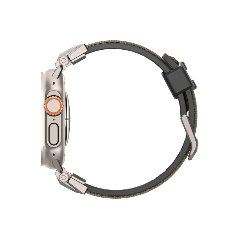Řemínek pro Apple Watch 49mm/46mm/45mm/44mm Spigen DuraPro Armor - zelený - iSTYLE CZ